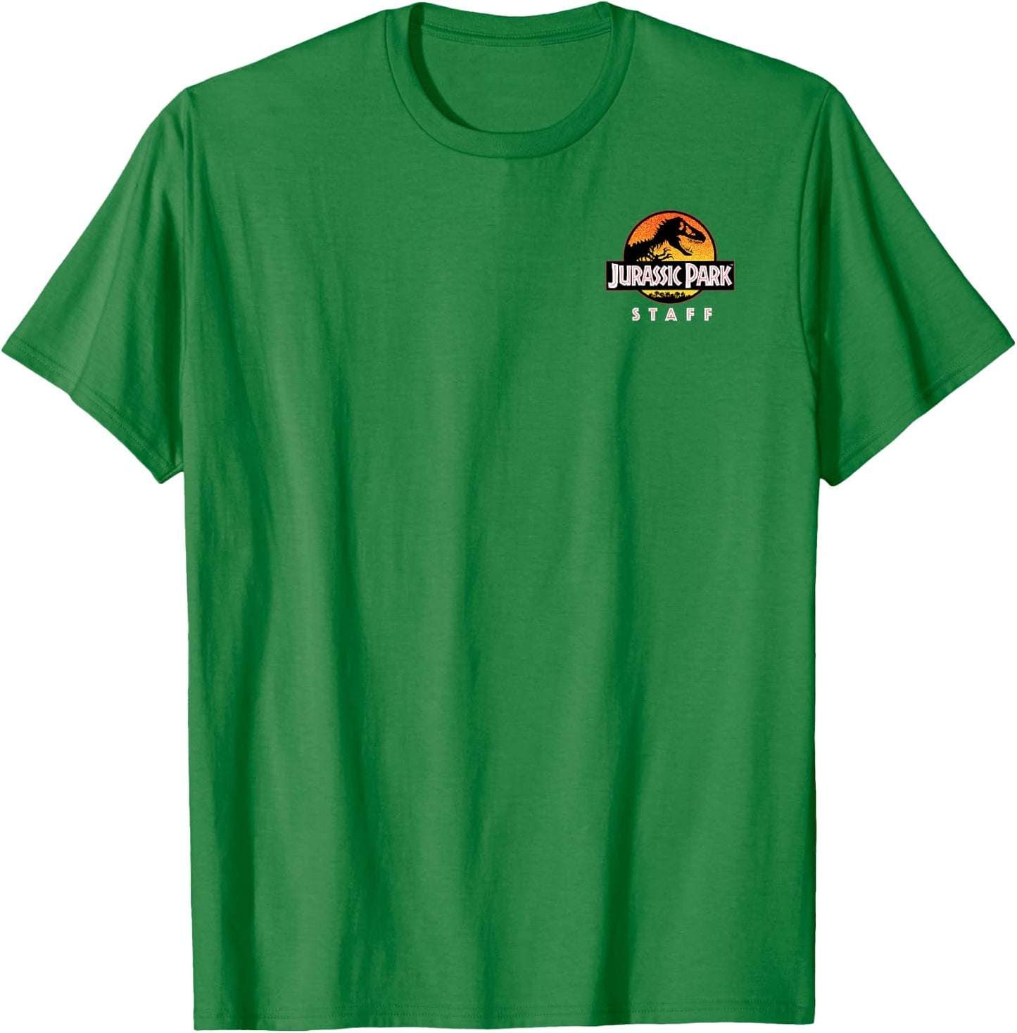 Jurassic Park Ranger Staff Uniform T-Shirt - T-Shirt | Irish Green