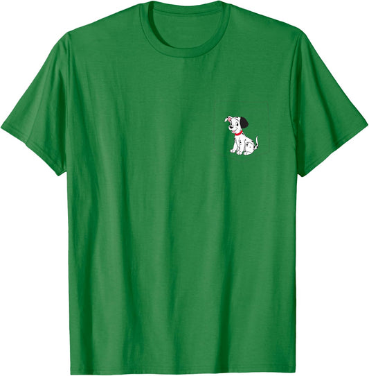 101 Dalmatians - Lucky Pocket T-Shirt - T-Shirt | Irish Green