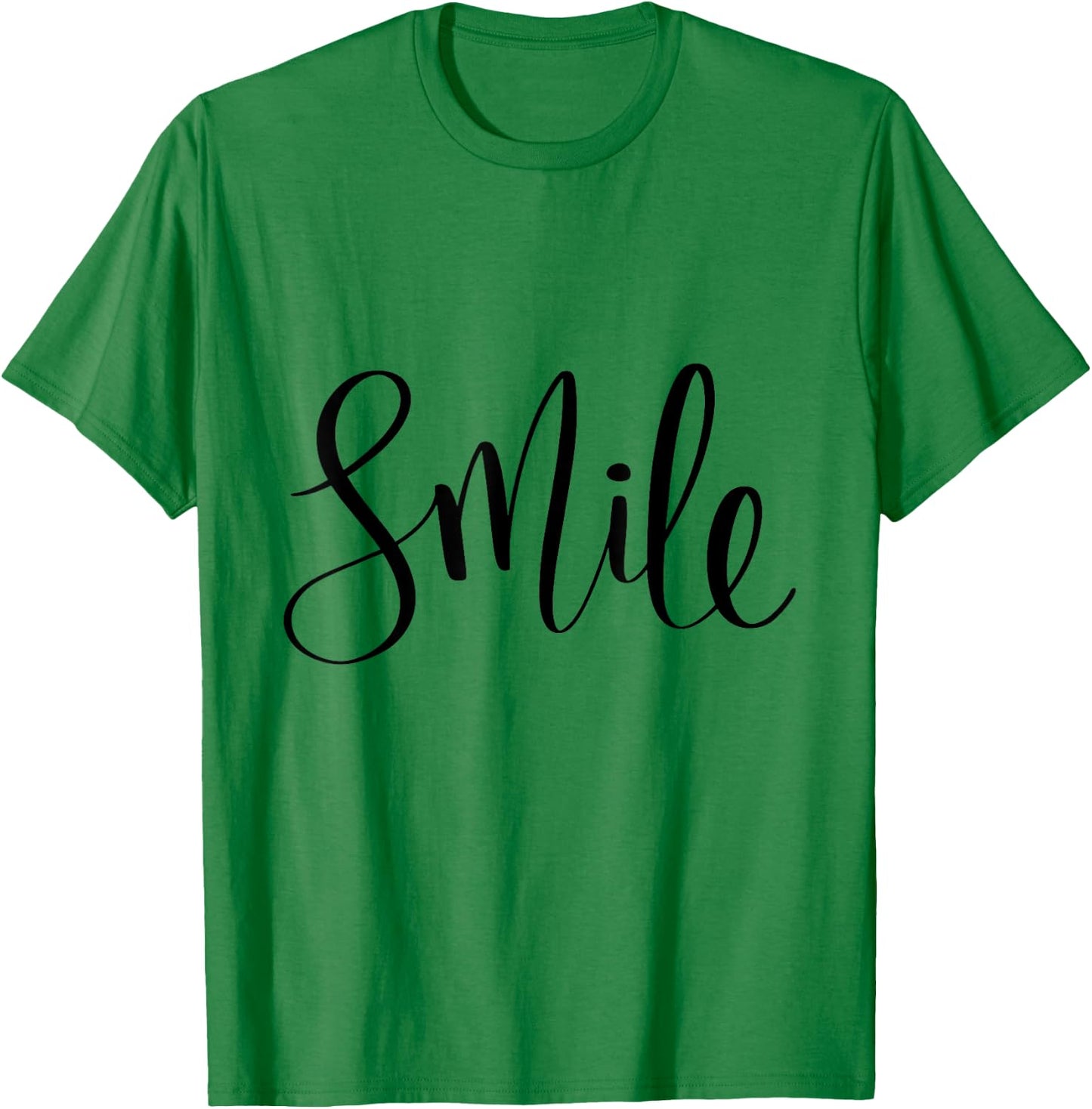 Smile Graphic Quote T-Shirt - T-Shirt | Irish Green