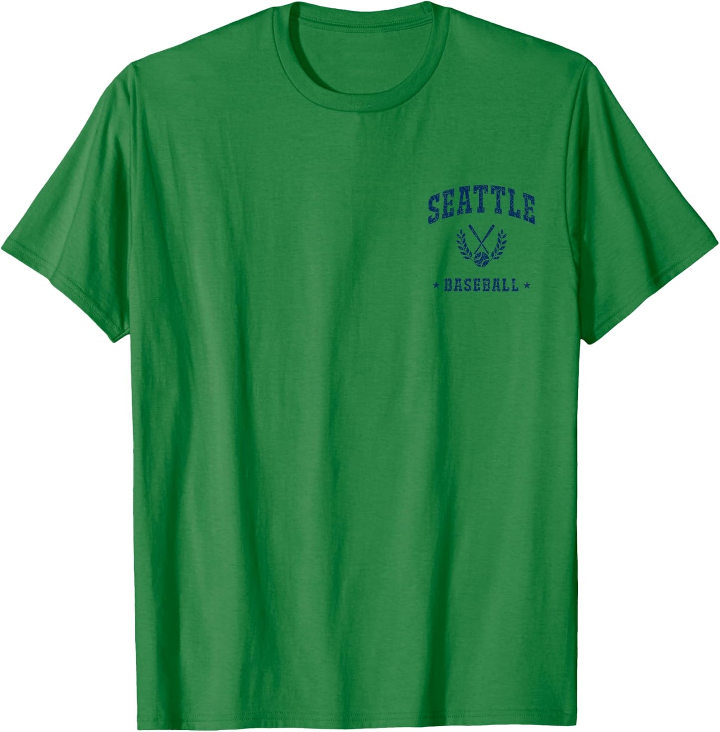 Seattle Baseball Vintage Gameday Retro Baseball Lover T-Shirt - T-Shirt | Irish Green
