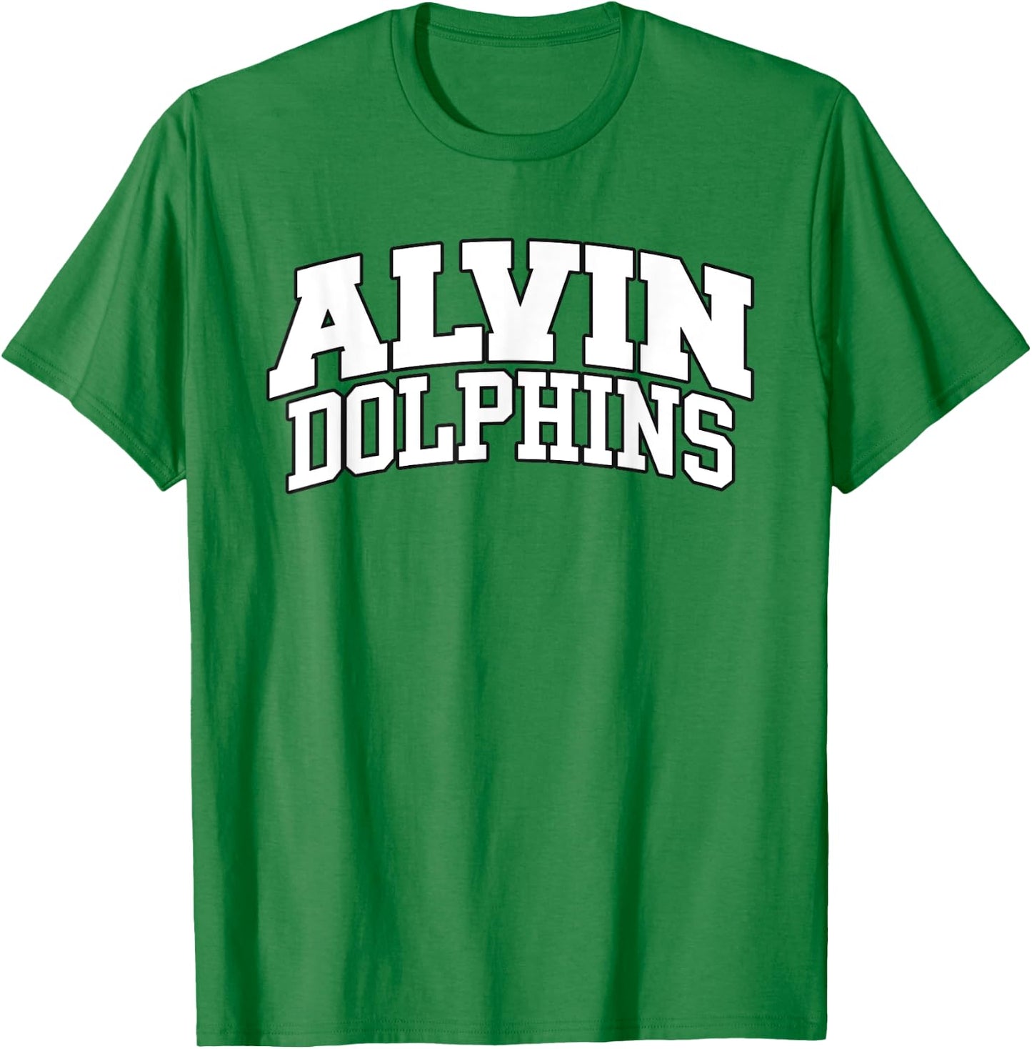 Alvin Community College Dolphins Apparel Sports Fan T-Shirt - T-Shirt | Irish Green