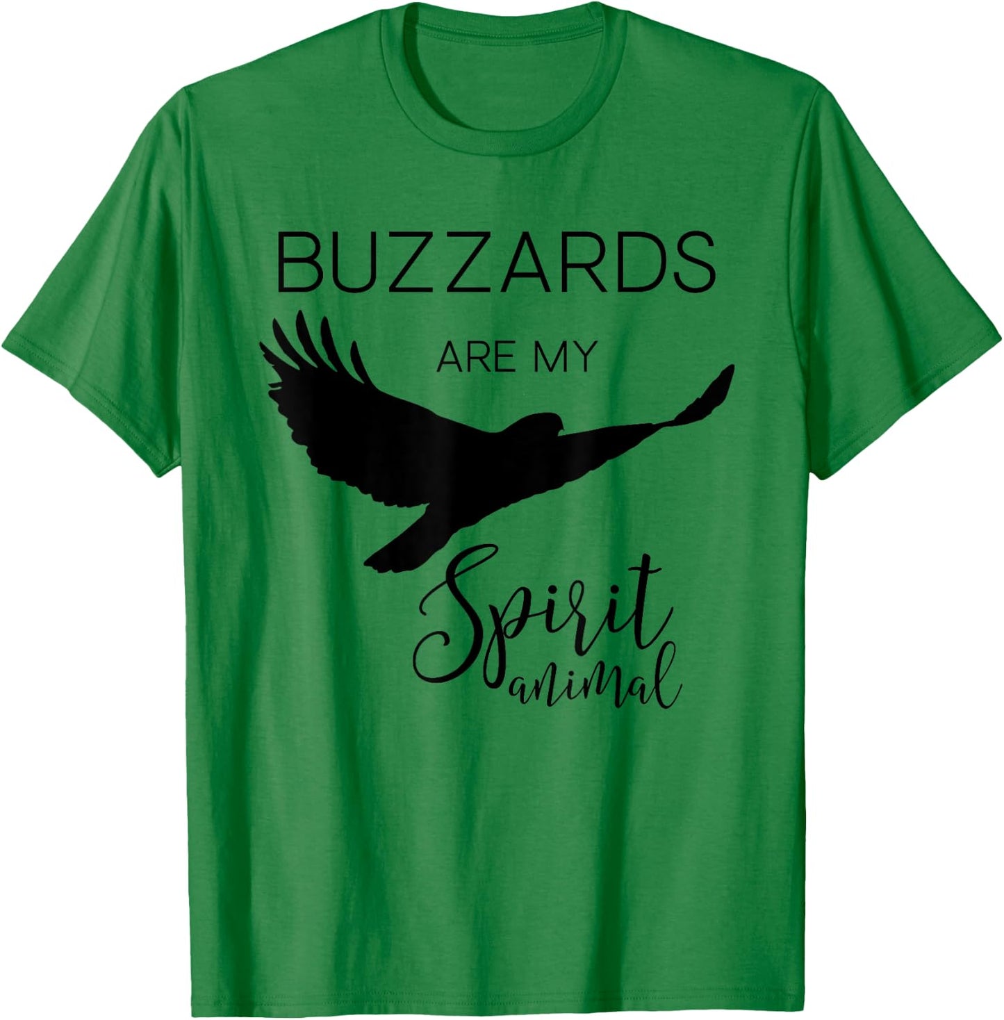 Buzzard Turkey Vulture Spirit Animal J000371 T-Shirt - T-Shirt | Irish Green