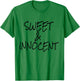 SWEET AND INNOCENT Gift Teenage Girl T-Shirt - T-Shirt | Irish Green
