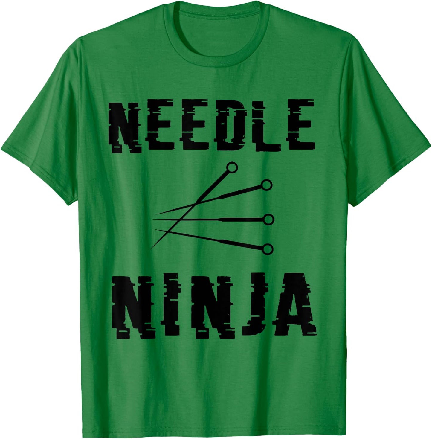 Needle Ninja Funny Acupuncture Acupuncturist Gift T-Shirt - T-Shirt | Irish Green