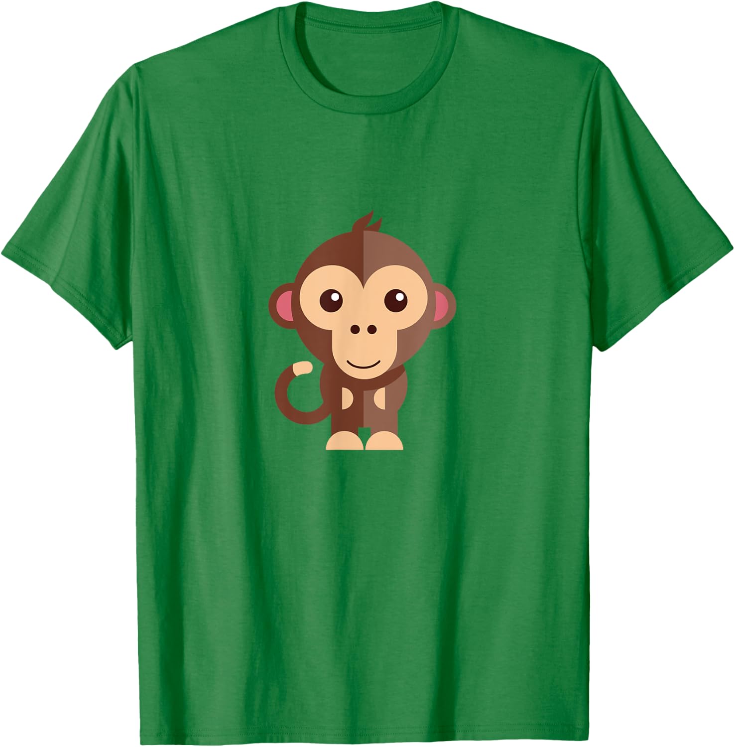 Cute Monkey for Kids T-Shirt - T-Shirt | Irish Green