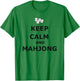 Keep Calm and Mahjong T-Shirt - T-Shirt | Irish Green