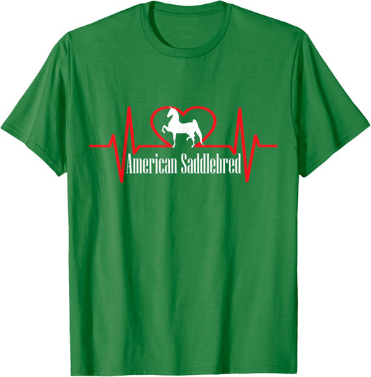 American Saddlebred Horse Training Gaited Horses Equitation T-Shirt - T-Shirt | Irish Green