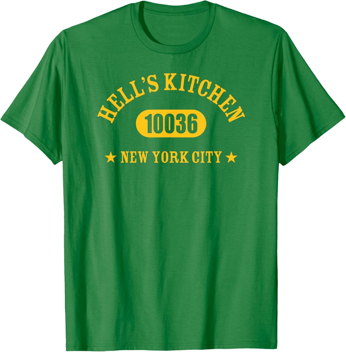 HELL’S KITCHEN 10036 NEW YORK CITY / NYC Athletic Design T-Shirt - T-Shirt | Irish Green