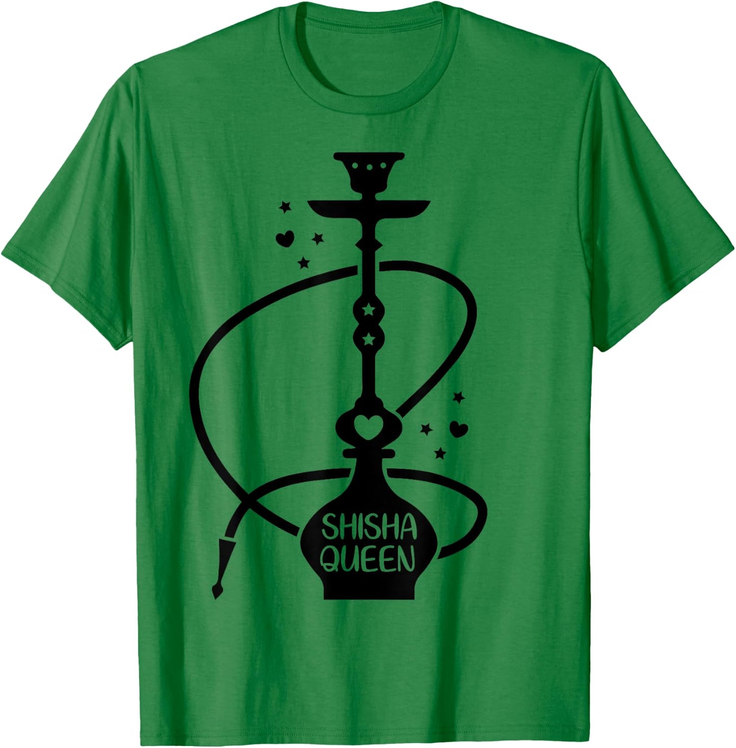 Hookah Lovers Shisha Queen T-Shirt - T-Shirt | Irish Green