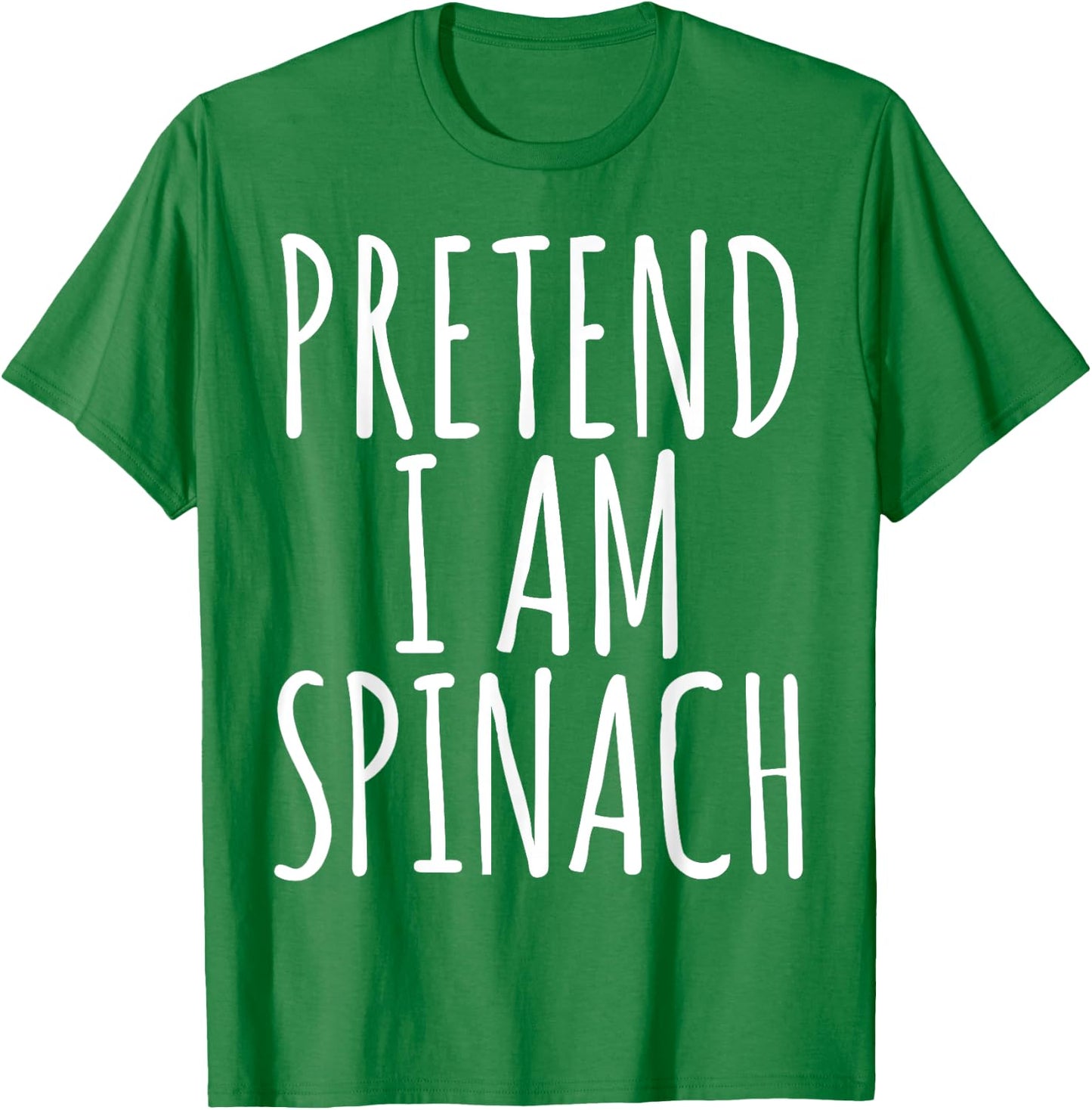 Funny Lazy Halloween PRETEND I AM SPINACH Costume Women Joke T-Shirt - T-Shirt | Irish Green