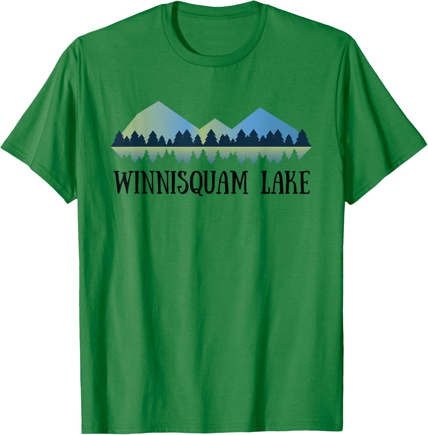 Winnisquam Lake NH T-Shirt - T-Shirt | Irish Green