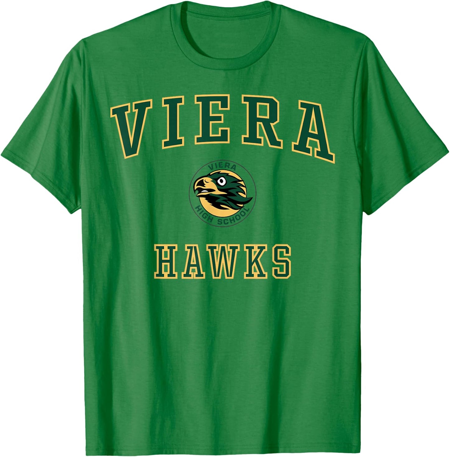 Viera High School Hawks C1 T-Shirt - T-Shirt | Irish Green