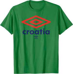 Umbro International Soccer Diamond Croatia Logo T-Shirt - T-Shirt | Irish Green