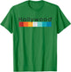 Vintage Hollywood California CA Retro Design T-Shirt - T-Shirt | Irish Green