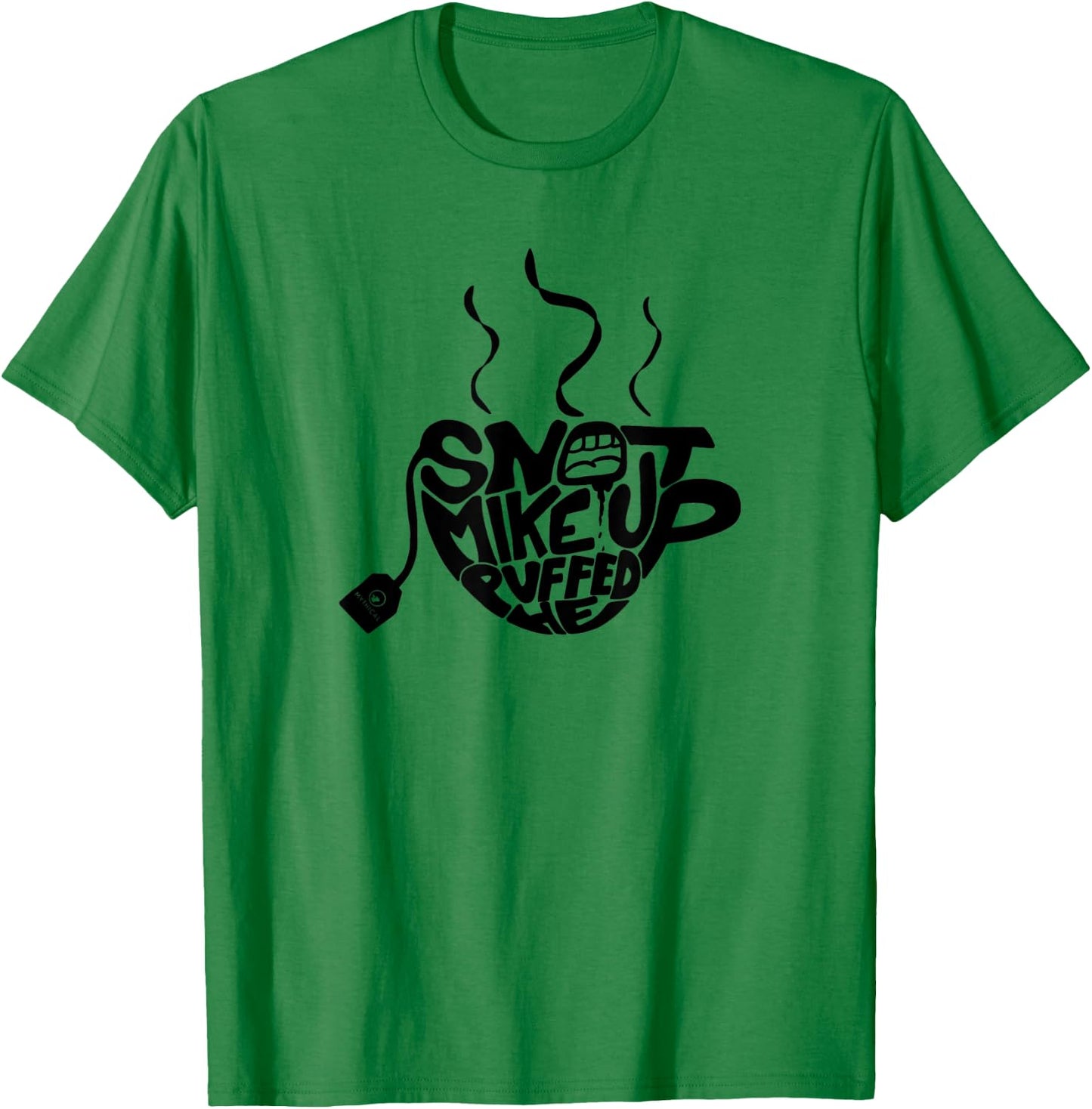 Snot Mike Up Puffed He (White) T-Shirt - T-Shirt | Irish Green
