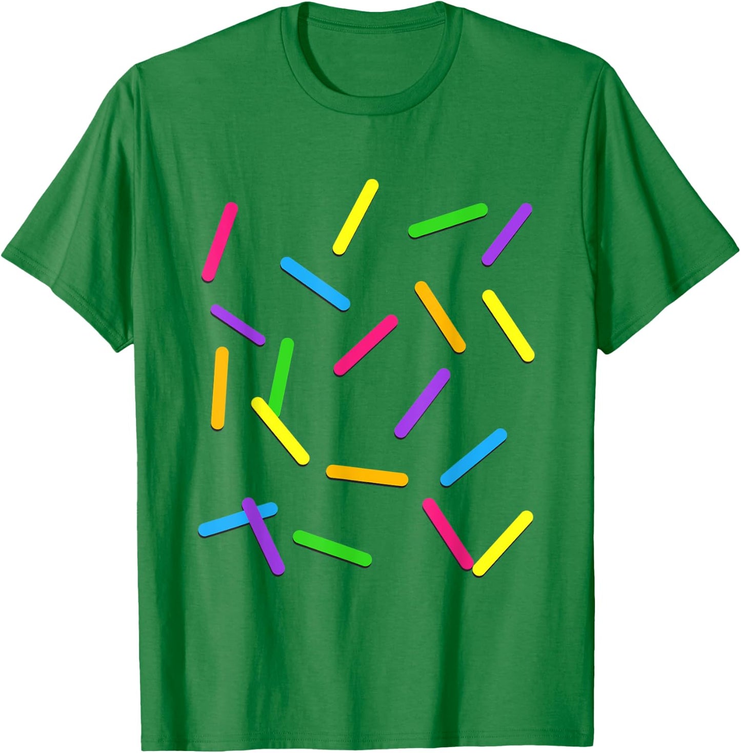 Easy Halloween Costume Ice Cream Rainbow Sprinkles Vanilla T-Shirt - T-Shirt | Irish Green
