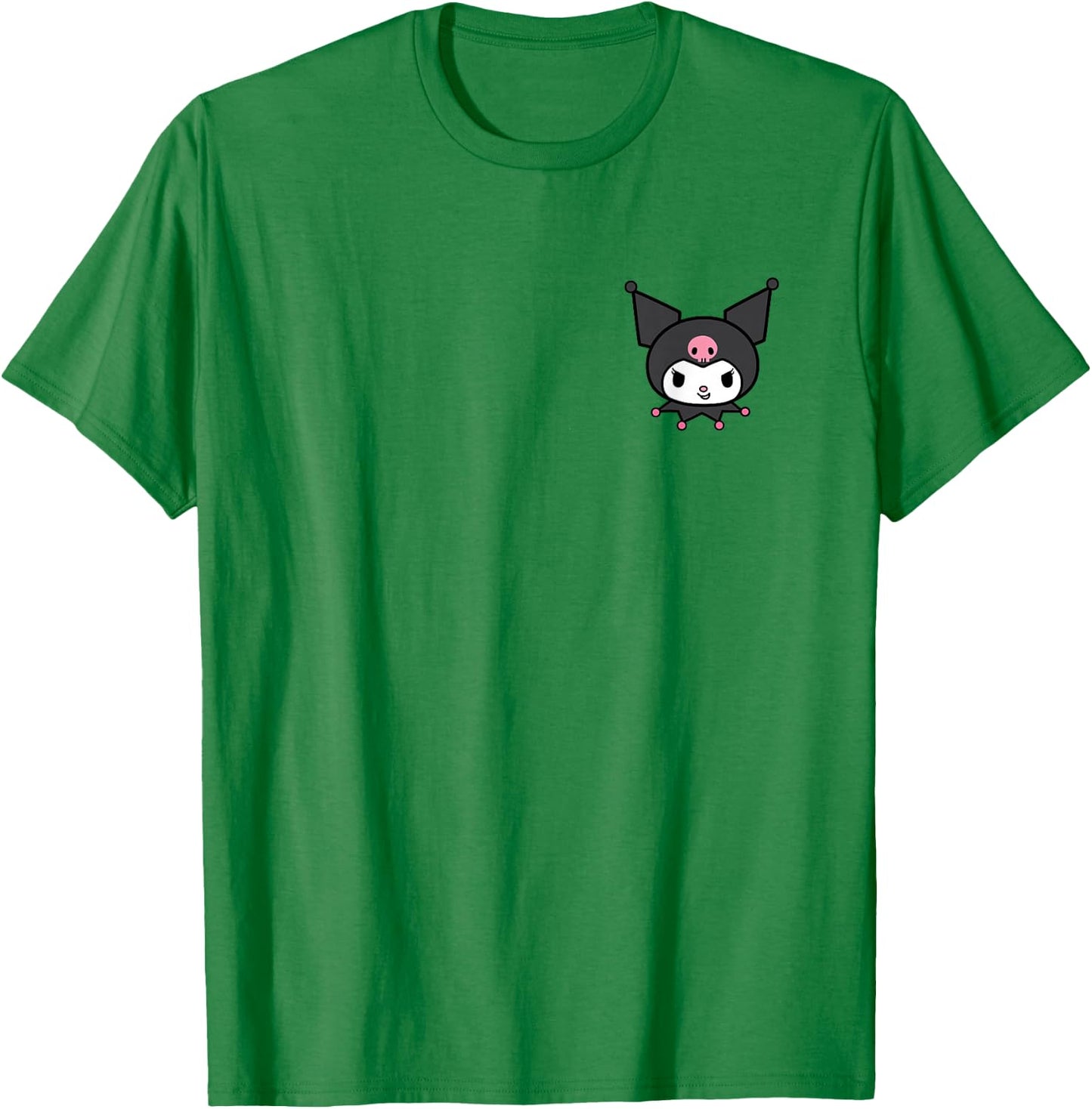 Sanrio Kuromi Front and Back Logo Shirt T-Shirt - T-Shirt | Irish Green
