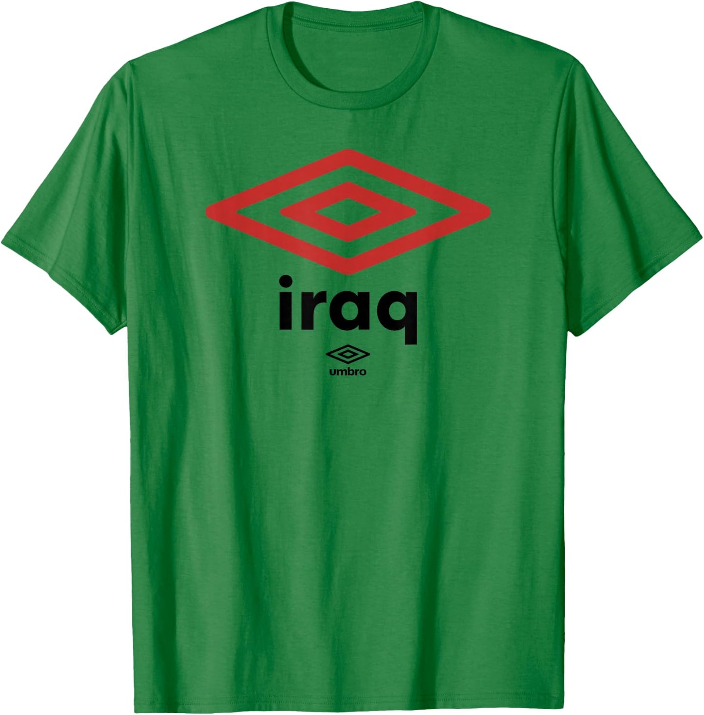 Umbro International Soccer Diamond Iraq Logo T-Shirt - T-Shirt | Irish Green