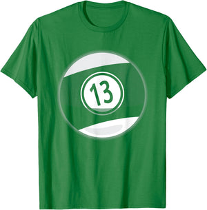 Matching Halloween Costume Set Billiard Balls 13 Ball T-Shirt - T-Shirt | Irish Green