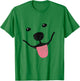 Samoyed Face Sammy Smile . Distressed design T-Shirt - T-Shirt | Irish Green