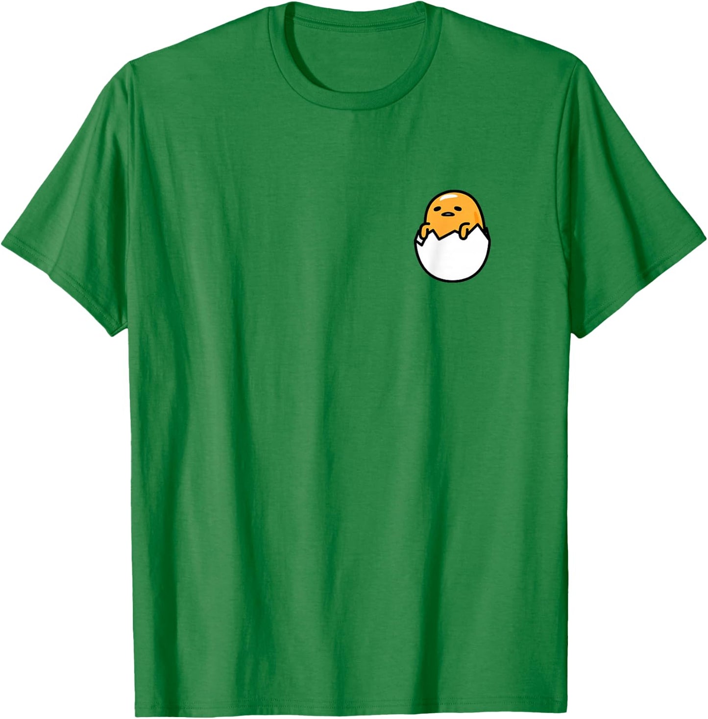 Gudetama Front and Back Logo Shirt T-Shirt - T-Shirt | Irish Green