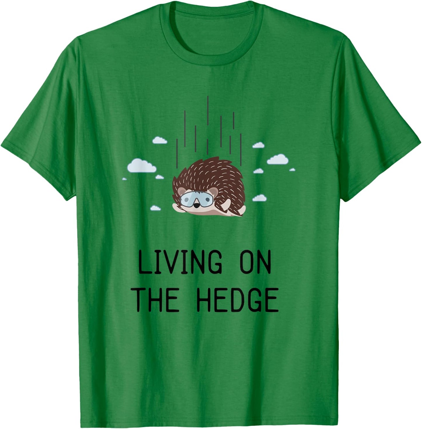Hedgehog Joke Kids Cute Hedgehog Puns for Girls Women Funny T-Shirt - T-Shirt | Irish Green