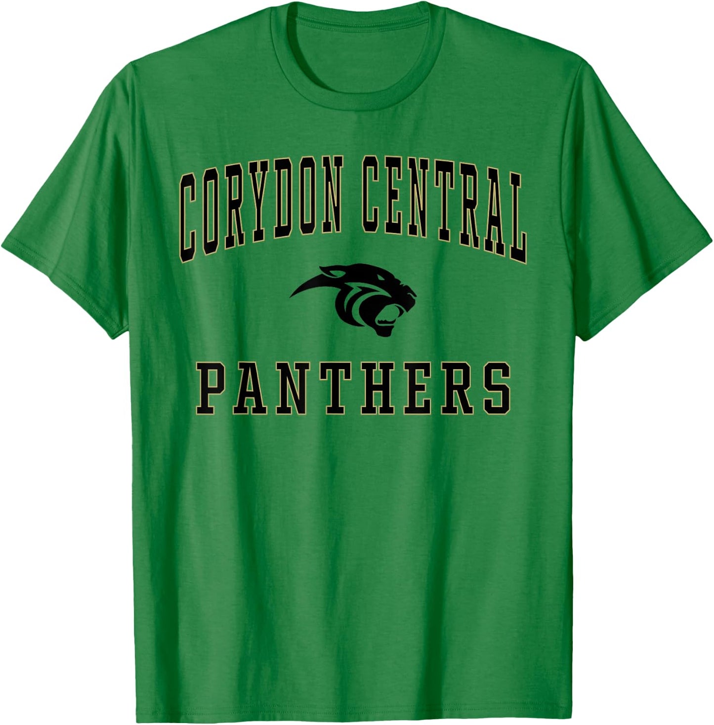 Corydon Central High School Panthers T-Shirt - T-Shirt | Irish Green