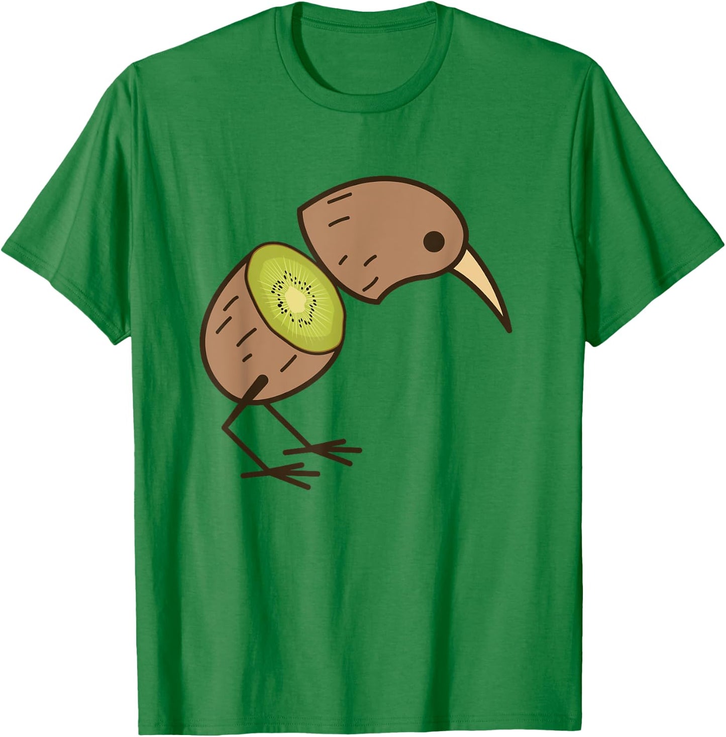 Kiwi Bird Shirt | Cute Fruitarian Fowls Gift T-Shirt - T-Shirt | Irish Green