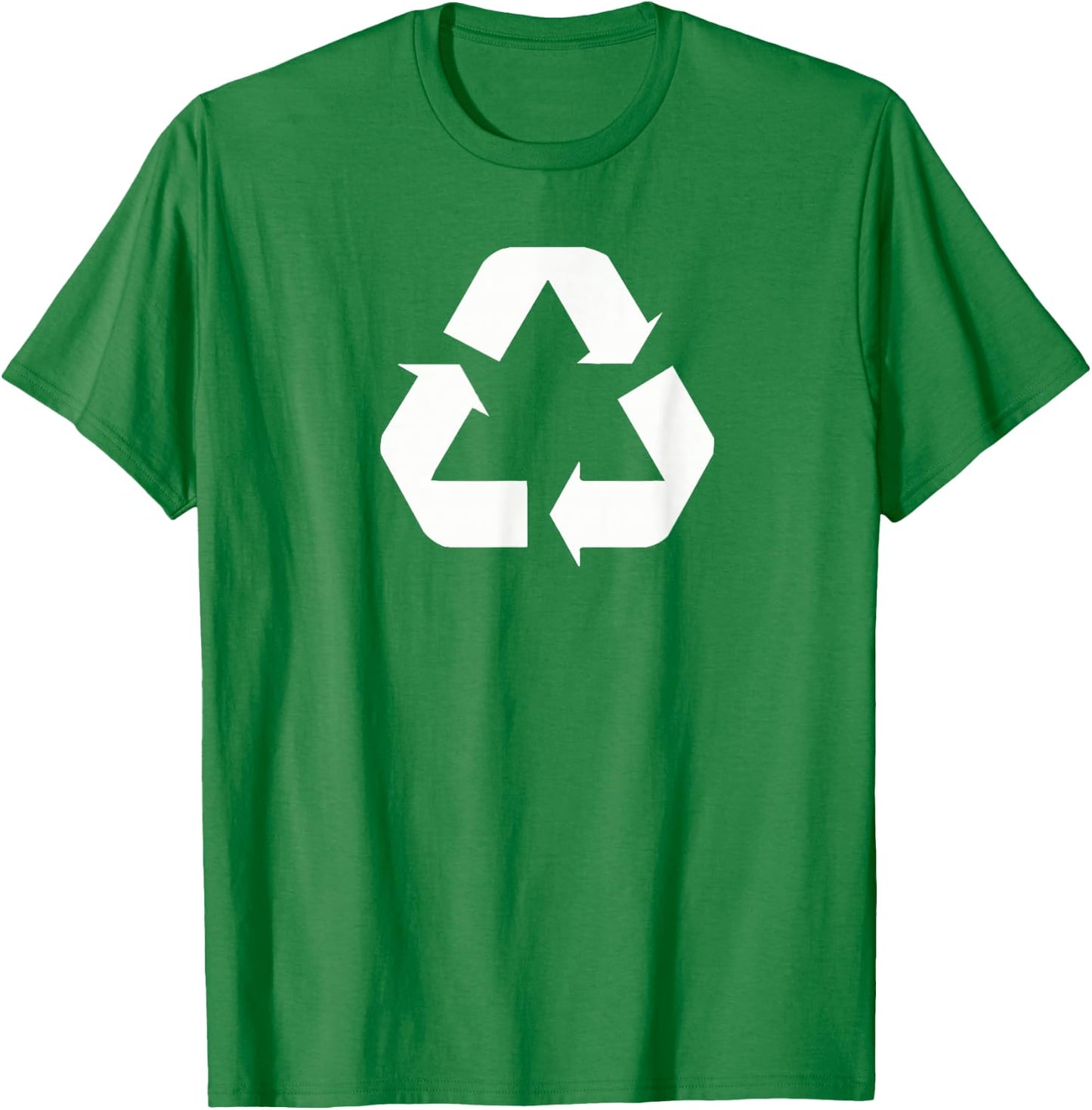 Classic Green-White Recycle Sign Design Standard T-Shirt - T-Shirt | Irish Green