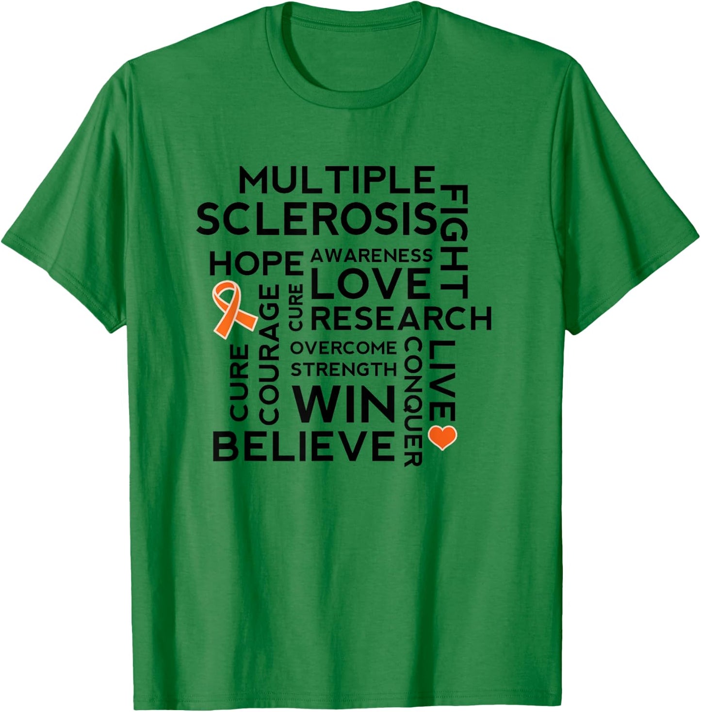 Multiple Sclerosis Awareness Month MS Support Shirt T-Shirt - T-Shirt | Irish Green