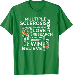 Multiple Sclerosis Awareness MS Walk T-Shirt - T-Shirt | Irish Green