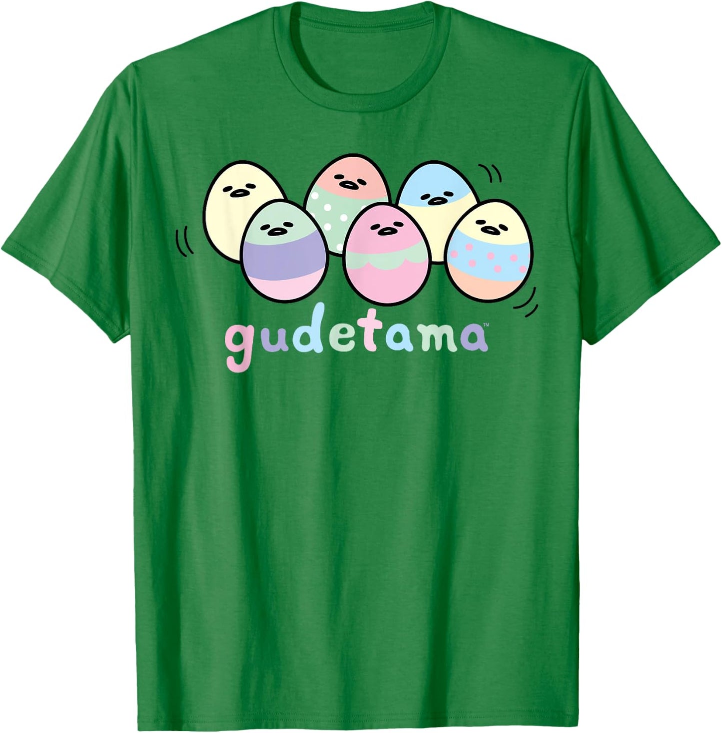 Gudetama Decorated Easter Egg Shirt T-Shirt - T-Shirt | Irish Green