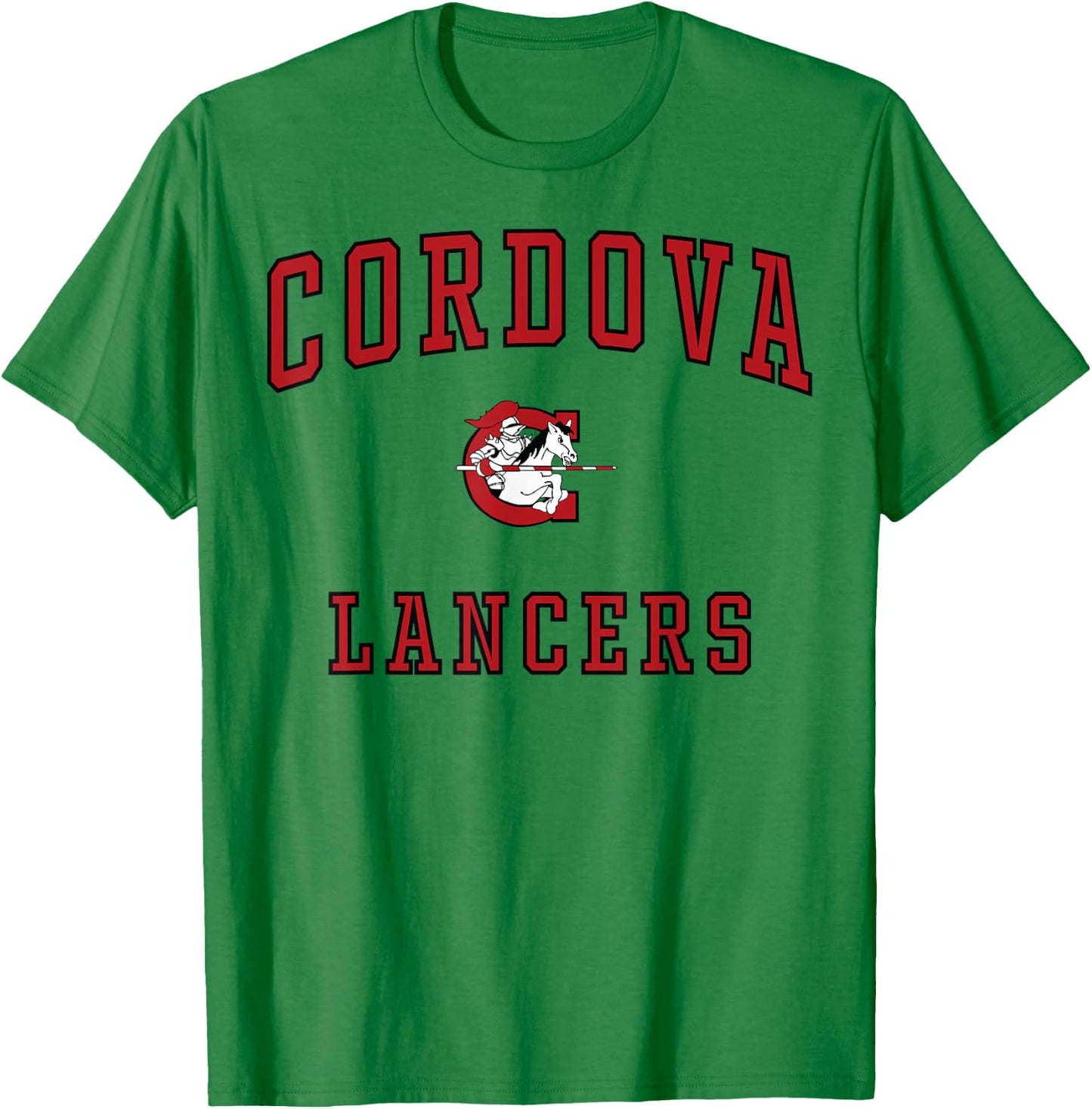 Cordova High School Lancers C1 T-Shirt - T-Shirt | Irish Green