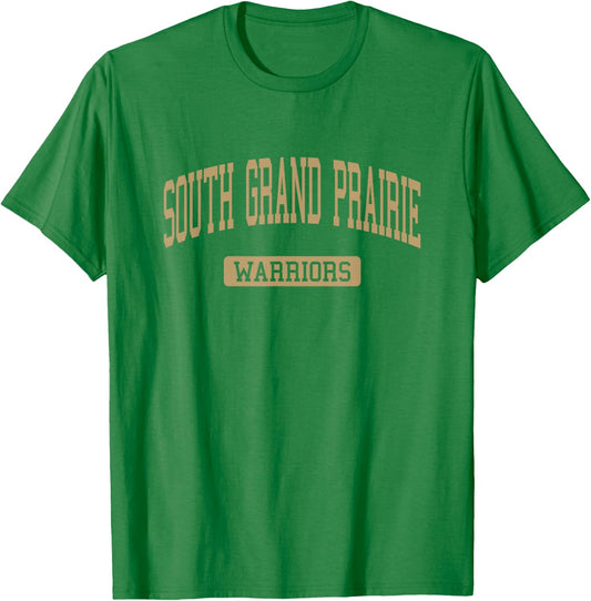 South Grand Prairie High School HS Grand Prairie TX Varsity T-Shirt - T-Shirt | Irish Green