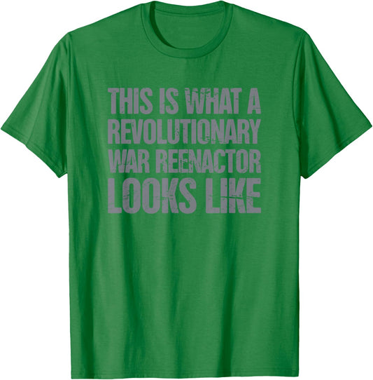 1776 American Revolutionary War | Reenactor T-Shirt - T-Shirt | Irish Green