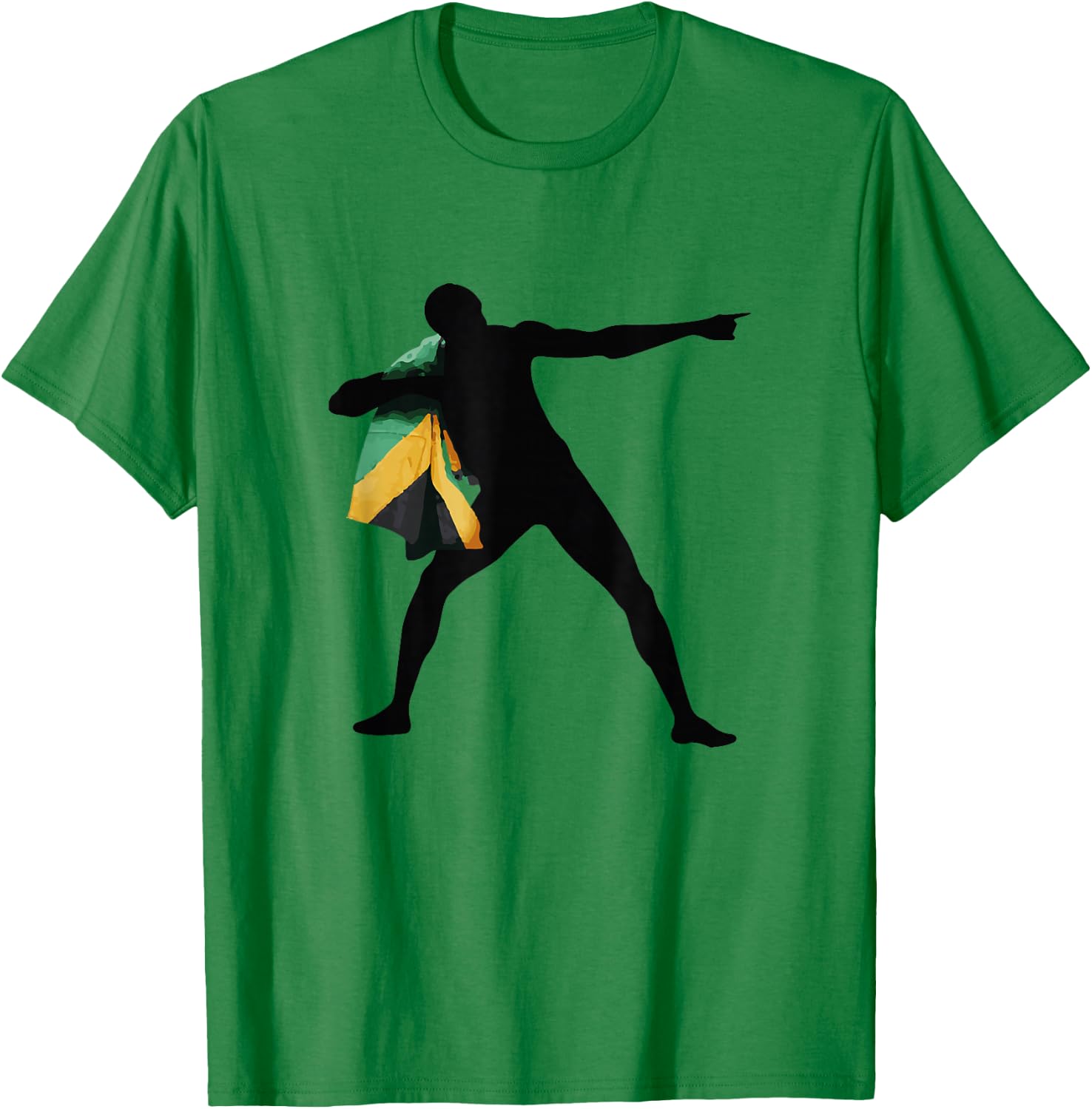 Jamaican Flag - Jamaican Roots T-Shirt - T-Shirt | Irish Green