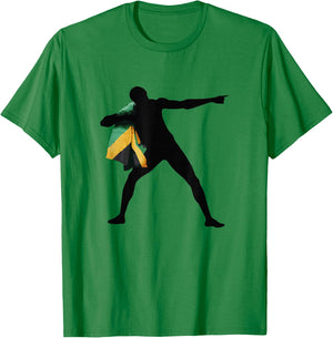 Jamaican Flag - Jamaican Roots T-Shirt - T-Shirt | Irish Green