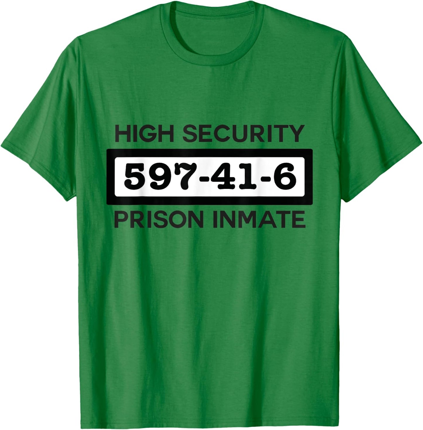 Inmate Halloween Prisoner Jail Costume Adults & Kids T-Shirt - T-Shirt | Irish Green