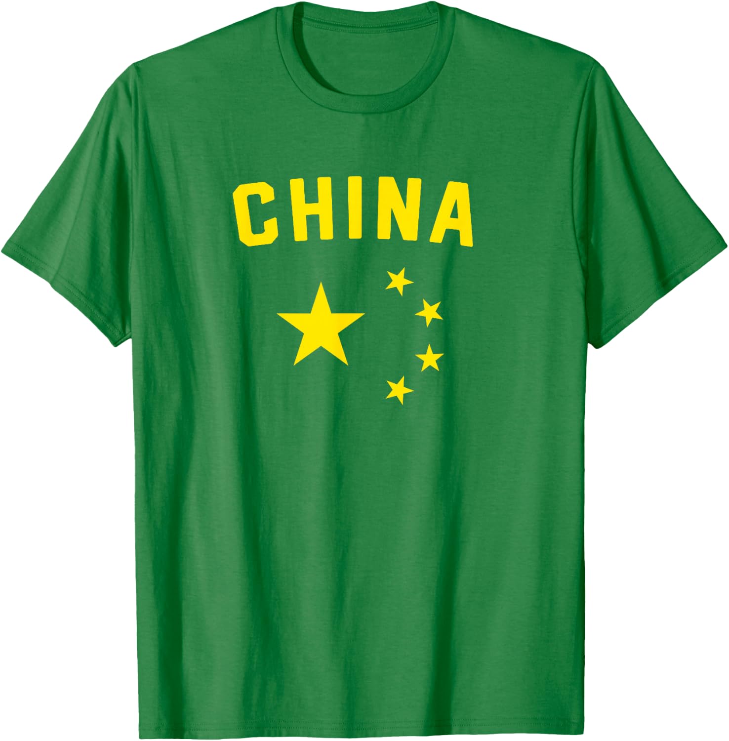 I Love China Minimalist Chinese Flag T-Shirt - T-Shirt | Irish Green