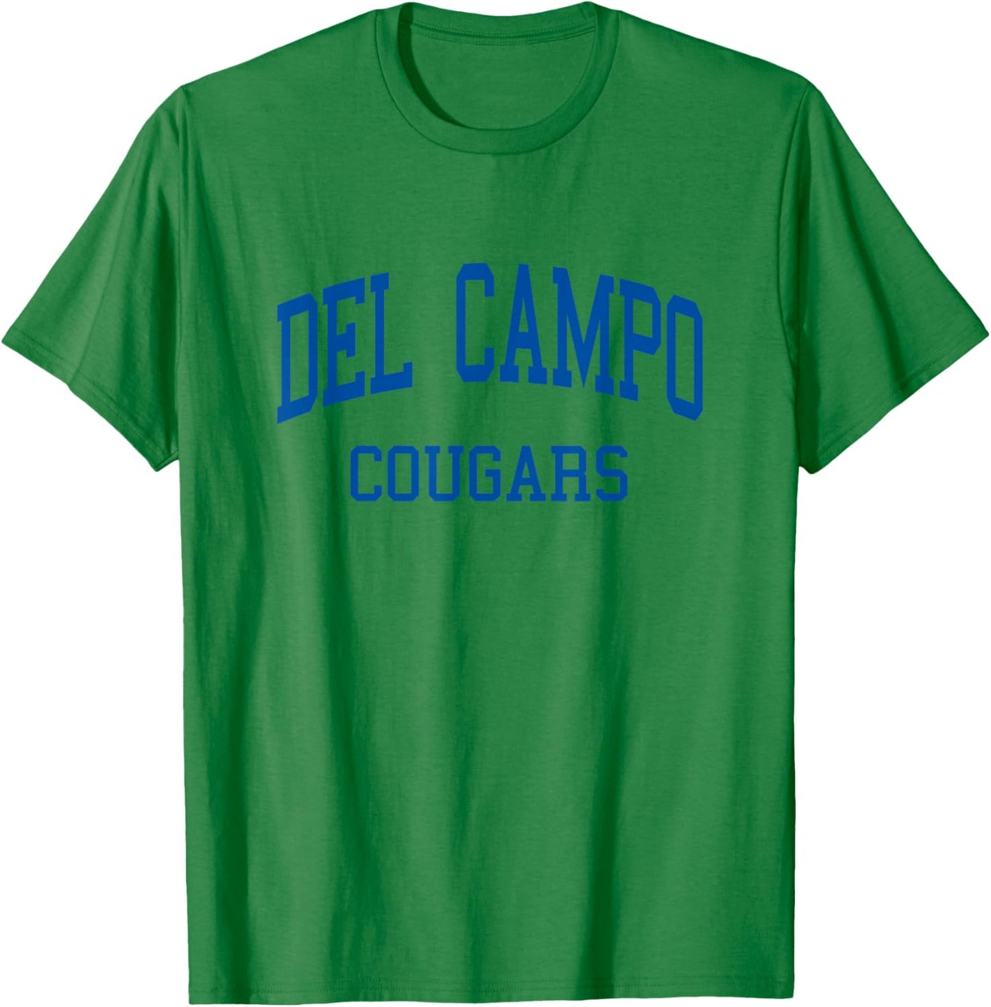 Del Campo High School HS Fair Oaks CA Retro T-Shirt - T-Shirt | Irish Green