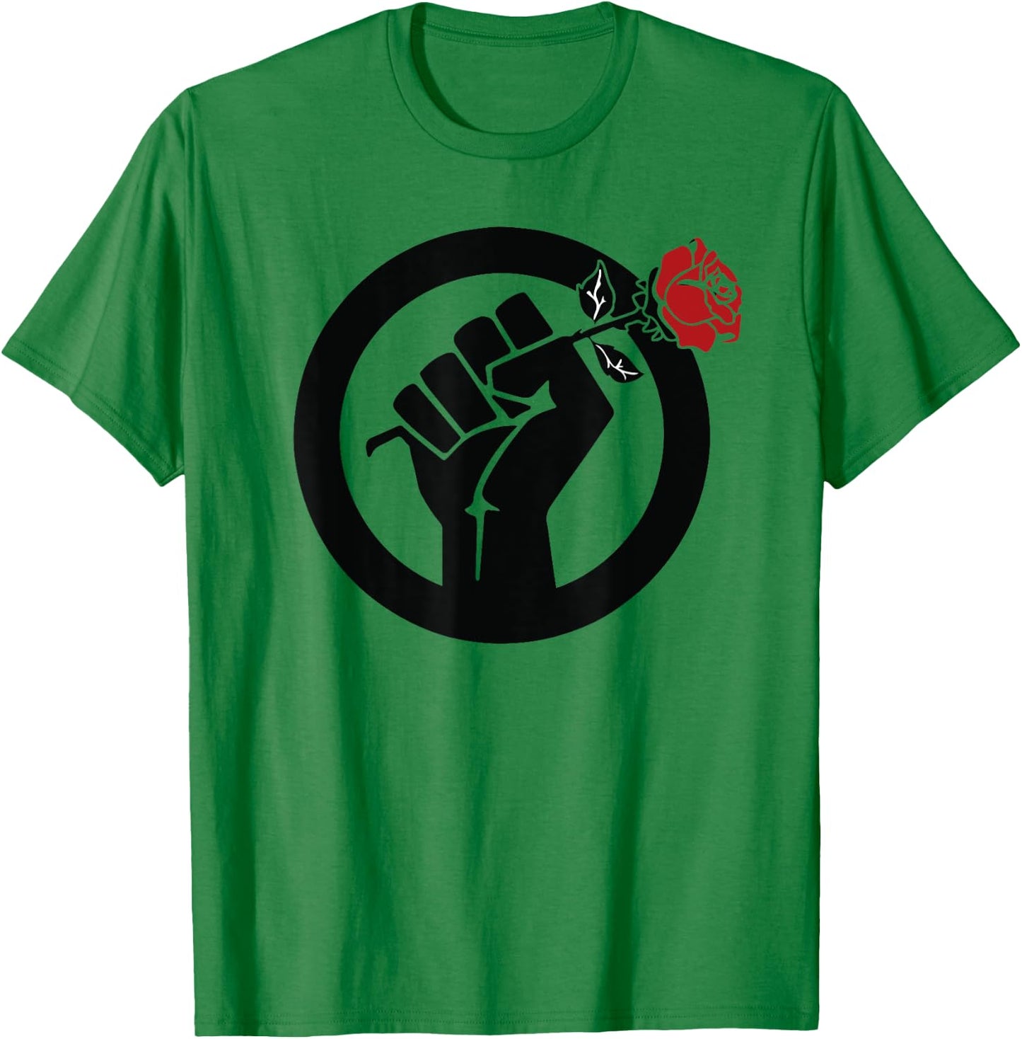 DSA Rose Resist Fist T-Shirt - T-Shirt | Irish Green
