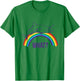 Unicorn Shark "What" Cute Rainbow Pride Graphic T-Shirt - T-Shirt | Irish Green