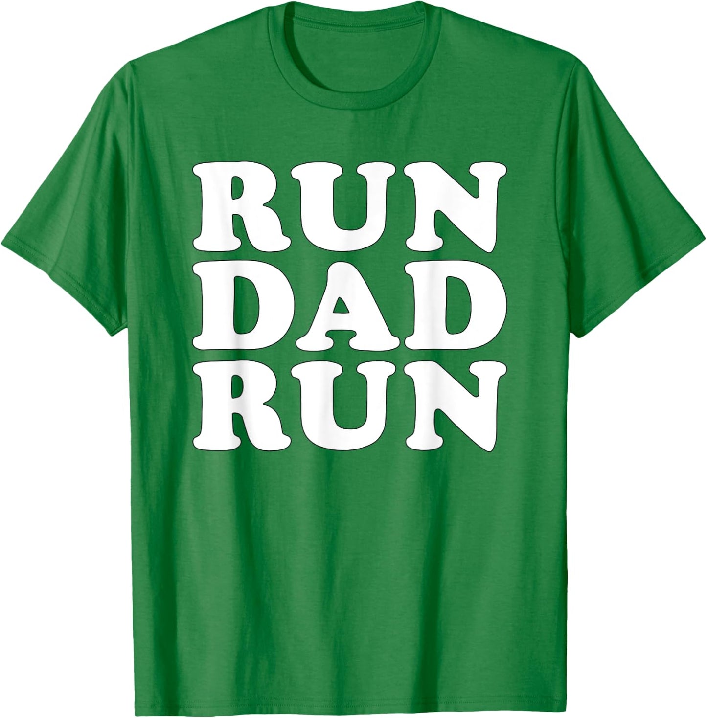 Run Dad Run Marathon Running Spectator Shirt T-Shirt - T-Shirt | Irish Green