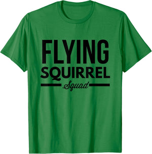 Flying Squirrel Squad T-Shirt - T-Shirt | Irish Green