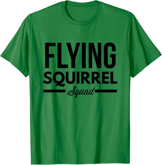 Flying Squirrel Squad T-Shirt - T-Shirt | Irish Green