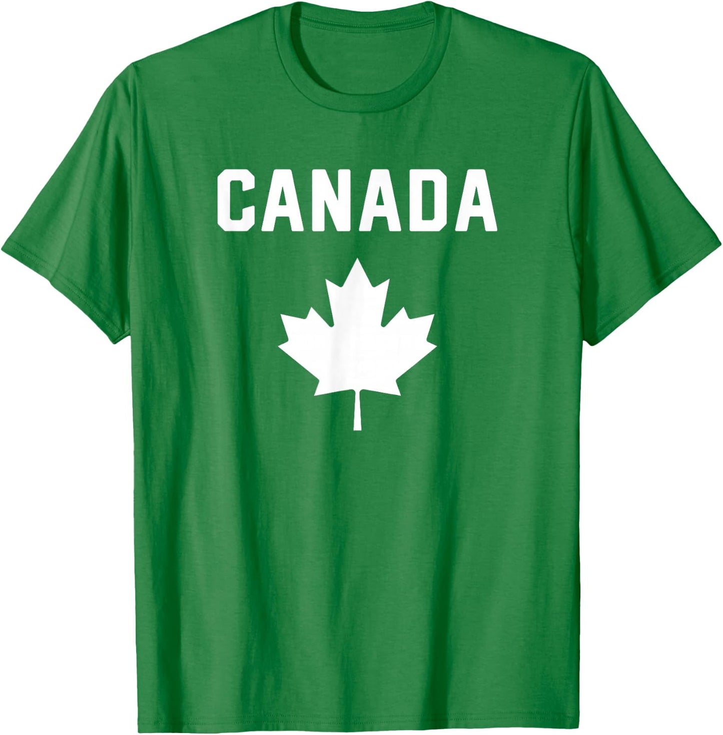 I Love Canada Minimalist Canadian Flag Small T-Shirt - T-Shirt | Irish Green