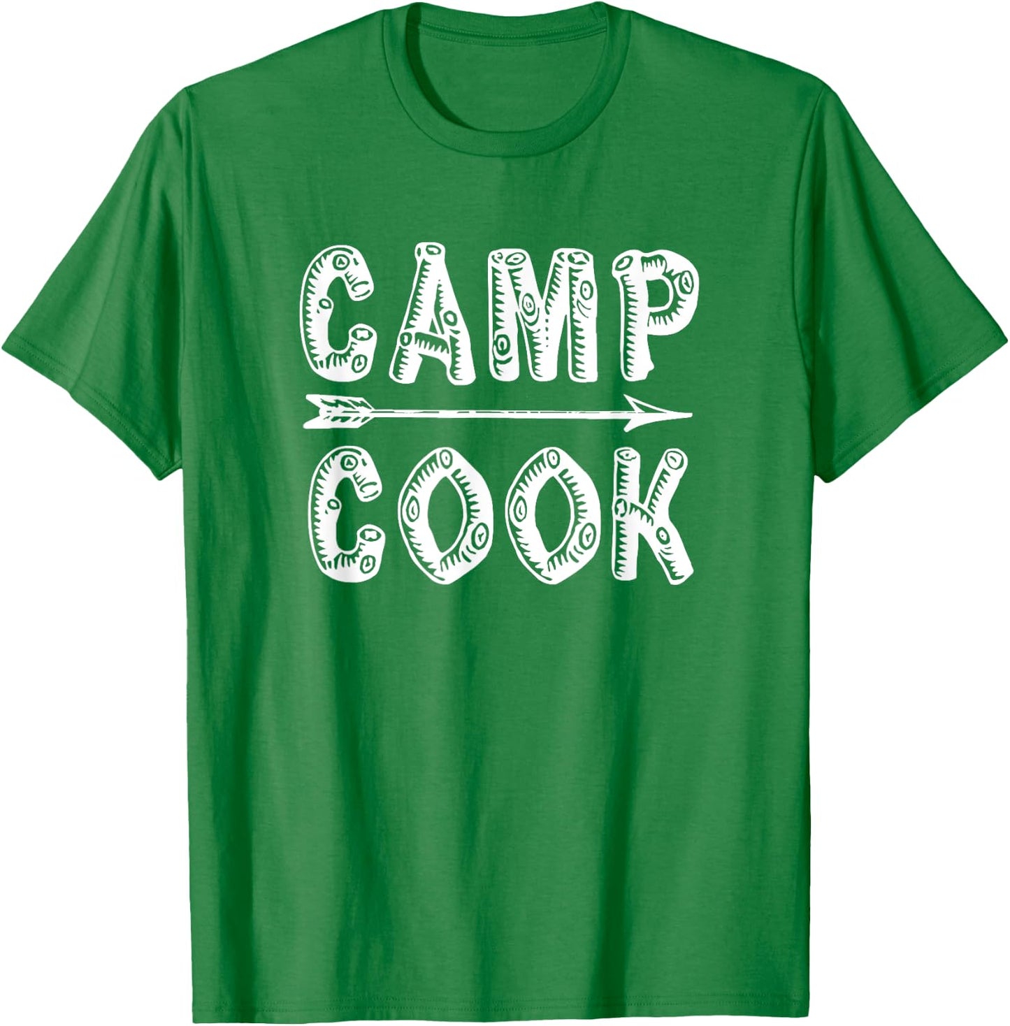 Camp Cook Outdoor Cooking Camping T Shirt T-Shirt - T-Shirt | Irish Green
