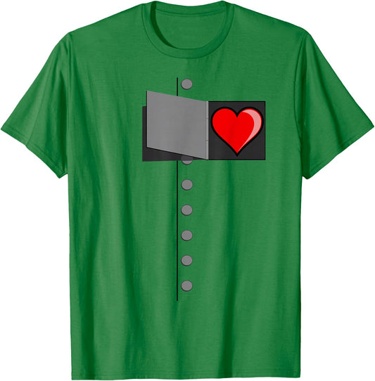 Oz Tin Man Heart Halloween Wizard of OZ Tin Man Costume T-Shirt - T-Shirt | Irish Green