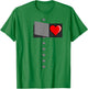 Oz Tin Man Heart Halloween Wizard of OZ Tin Man Costume T-Shirt - T-Shirt | Irish Green