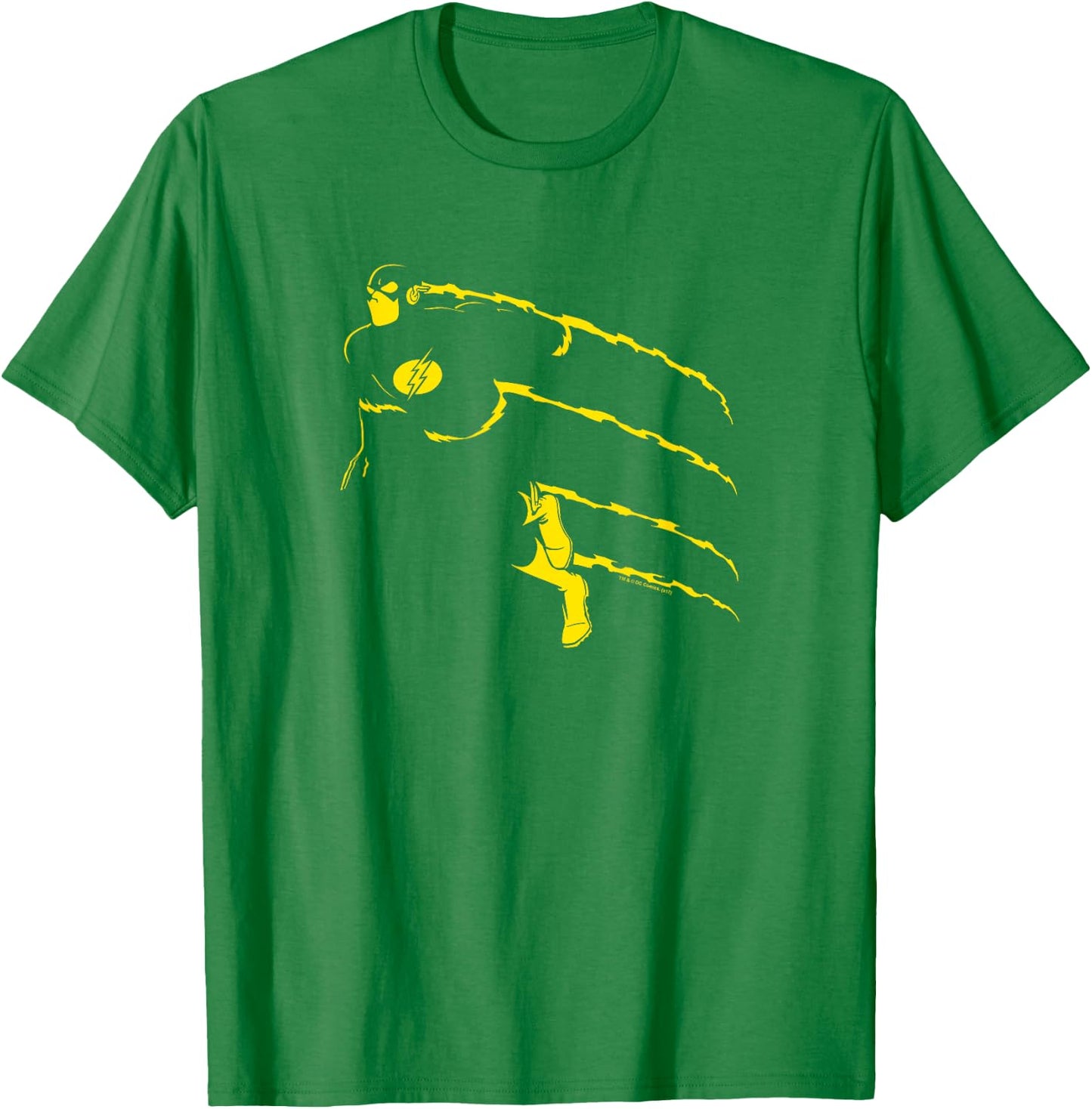 DC Comics The Flash -Adults & Kids Red Short Sleeve - Small T-Shirt - T-Shirt | Irish Green